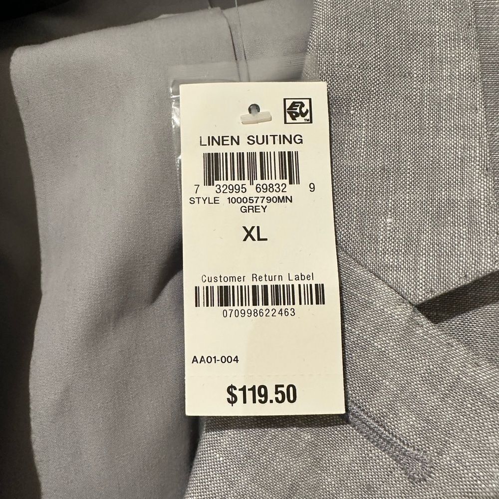Tasso Elba 100% Linen Blazer - Picture 2 of 5